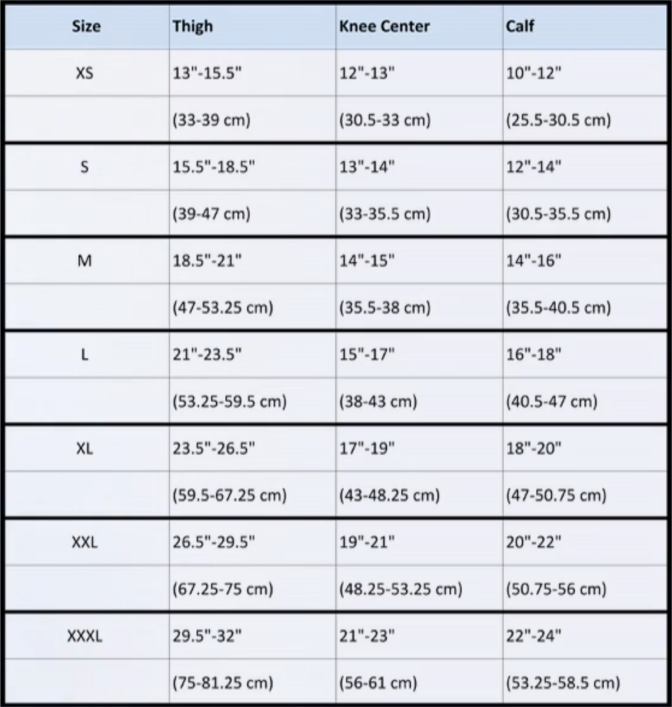 How to Determine Your DonJoy® Knee Brace Size